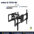 unho U-7212-GJ Full Motion TV Wall Bracket Tilt Swivel Mount 30-85inch LED LCD