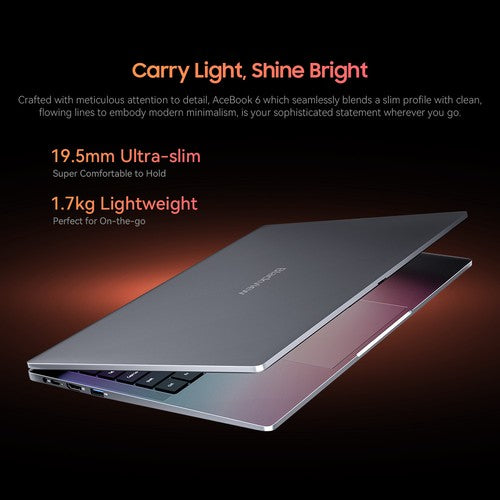 Blackview N150 Laptop 16GB 512GB 15.6" FHD IPS TUV Quad-Core 3.6GHz 100W USB-C