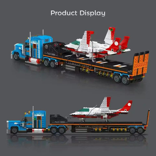 Mould King 24090 Aircraft Transport Truck Model Building Blocks Fun Kids Gift