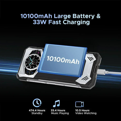 DOOGEE S200 5G Rugged Phone Dimensity 7050 12GB RAM 256GB ROM 100MP Android