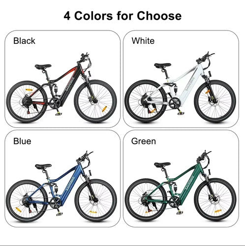 SAMEBIKE XD26 II 250W 48V 14Ah Electric Bike 26"Long Range Mountain E Bike UK