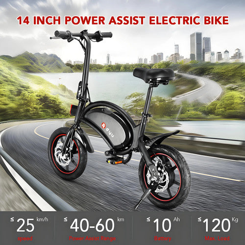 DYU D3F Folding Electric Bike 36V 250W 14in Wheel Aluminum Road Legal E Bike UK