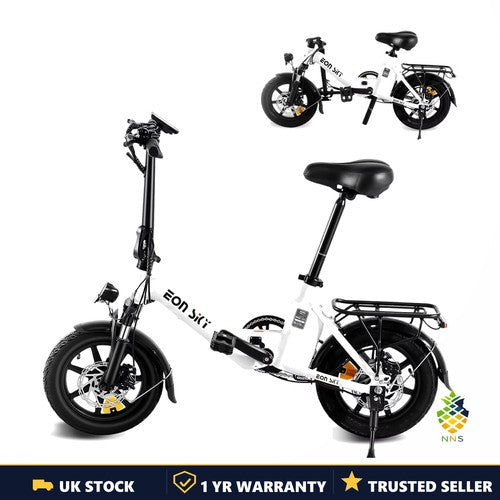 Eonsky E14 Folding Electric Bike 250W 36V 15Ah 14in City Commuter E-Bike UK