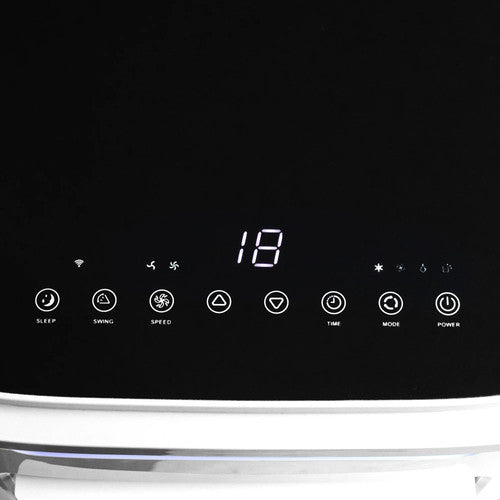 HOMCOM 9000BTU Portable Air Conditioner Fan Dehumidifier WiFi Smart App 20m² AC