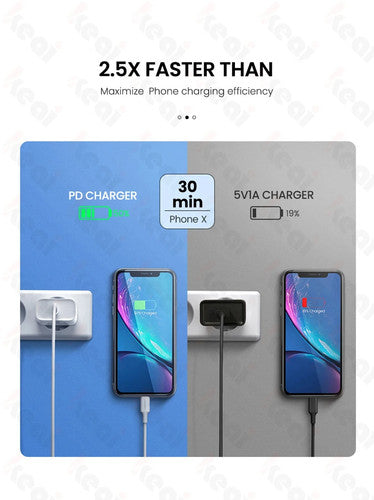 LUFFYBOY 30W Fast Charger Apple iPhone 11 12 13 14 15 16 Pro Max UK