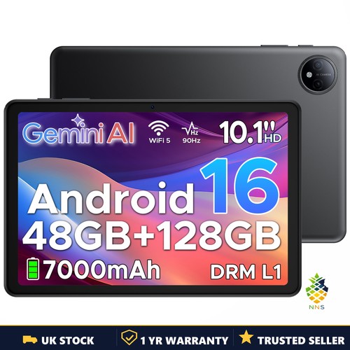 NNS P10 10.1in Android Tablet 8GB 128GB 90Hz 7000mAh HD IPS Octa-Core UK