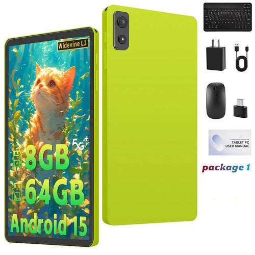 ANRY 8.68 inch Android 15 Tablet 64GB WiFi Bluetooth Dual Cameras 12000mAh UK