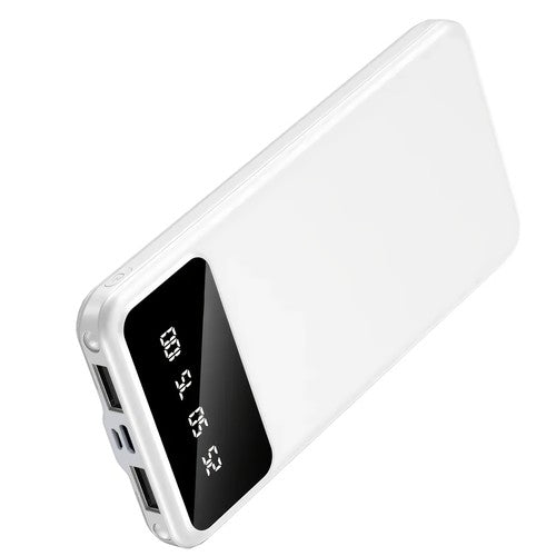 20000mAh Power Bank Portable Charger LED Display Dual Output USB Fast Charge UK