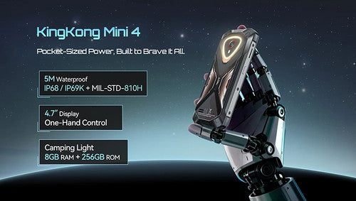 Cubot KingKong MINI4 Android Smartphone 4.7inch 90Hz 4700mAh 6GB+10GB 128GB NFC