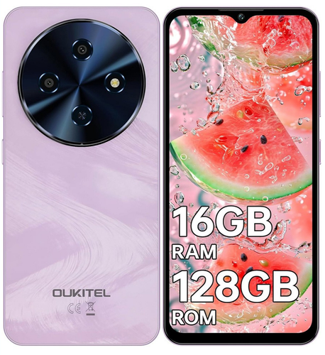 OUKITEL C5 Smartphone 16GB+128GB 6.52" AMOLED 5000mAh 13MP Android 14 4G Dual