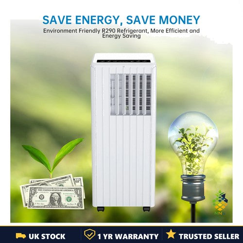 acekool Portable 3-in-1 Air Conditioner 9000 BTU Cooling Fan Dehumidifier AC UK