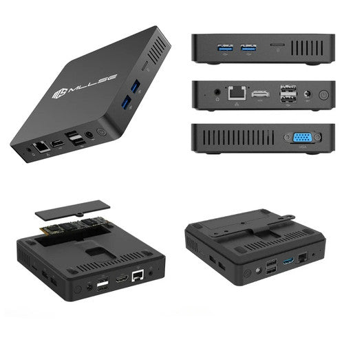 MLLSE M2 Pro Fast Mini PC Intel J3710 8GB 128GB Dual Band WiFi 5 BT 4.2