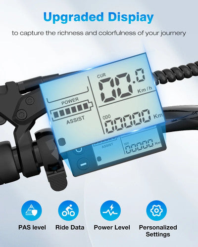 KOOLUX KL6S Electric Bike 250W 48V 15.6Ah Folding Fat Tire 20" City Cruiser UK