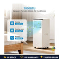 EUHOMY HiMISS 7000 BTU Portable Air Conditioner Dehumidifier LCD Display UK