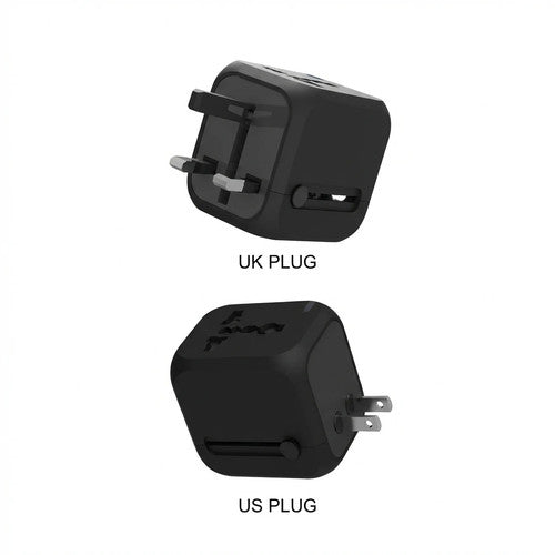 NNS Universal Travel Adapter UK Plug Converter USB Type-C Charger