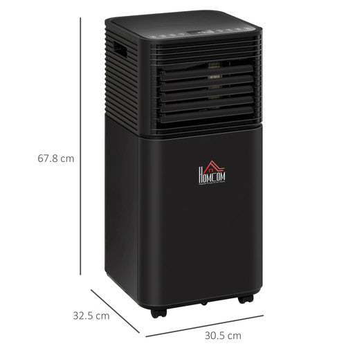 HOMCOM 5000 BTU Portable Air Conditioner 4 Modes LED Display Timer UK AC