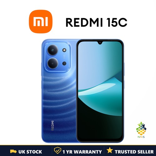 Xiaomi Redmi 15C 4G Smartphone 4GB 256GB 6.9in 120Hz Helio G81 Unlocked UK