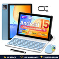 10in Tablet Android 12GB 64GB 1TB Expand 6000mAh 2MP+8MP WiFi 2-in-1 Tablet UK