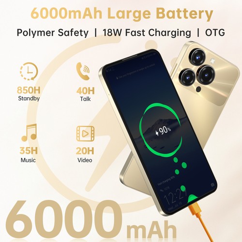 OUKITEL C69 SE Smartphone 7.2" 120Hz 64MP 16GB+128GB 6000mAh Android 15 4G