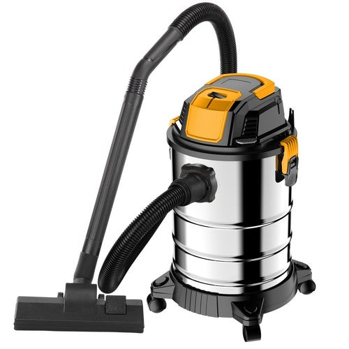 Wet & Dry Vacuum Cleaner 25L Stainless Steel Workshop Garage Blower Vac UK