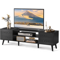 TV Unit 160cm TV Stand Cabinet Storage Wooden Rustic Industrial Farmhouse Unit U