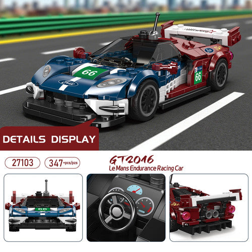 Mould King 27103 Sports Car Building Blocks Kits MOC Famous Car Model Kids DIY