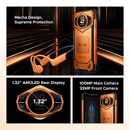 DOOGEE S200 5G VIP Edition Rugged Phone Dimensity 7050 12GB 256GB 100MP 10100mAh