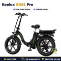 KOOLUX BK6S PRO 250W 48V 10.4Ah Folding Electric Bike 20 Fat Tire City Cruise UK