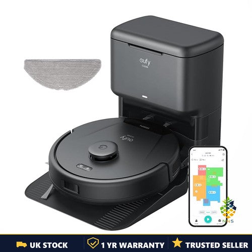 L60 Robot Vacuum Cleaner & Mop Self-Empty Station 5000Pa Hair Detangle Refurbed