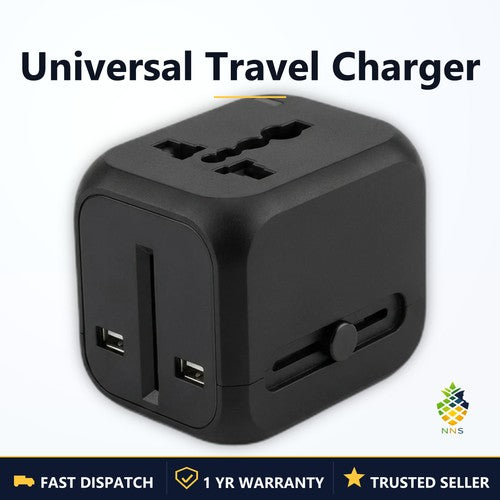 NNS Universal Travel Adapter UK Plug Converter USB Type-C Charger