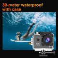 NNS Action Camera 4k Ultra FHD Remote control IP68 sport cam 120° Android iOS