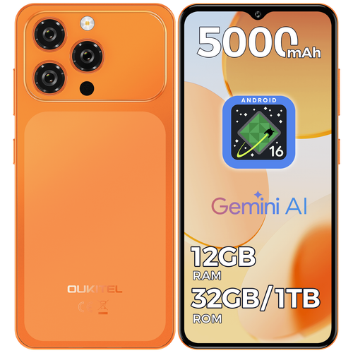 Oukitel C17 Smartphone 6.52in 12GB 32GB 5000mAh 13MP Dual SIM 4G Unlocked UK