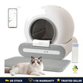 Self-Cleaning Cat Litter Box Automatic 65L App Control WiFi + Mat & Bags UK