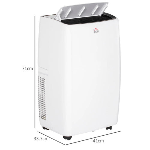 HOMCOM Portable 12000BTU Extra Cool Mobile Air Conditioner 24H Timer AC UK