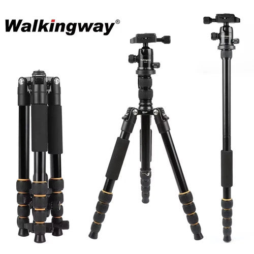 Walking Way Q666 Professional Camera Tripod Phone Stand Tripod Portable Travel