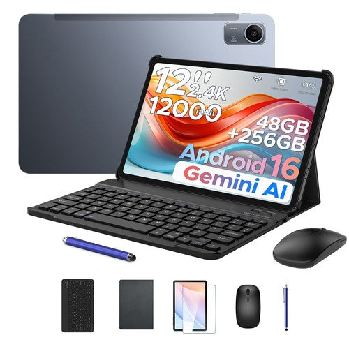 NNS P12 Pro 12in Tablet 8GB 256GB 120Hz 2.4K 12000mAh T7300 NFC Face Unlock UK