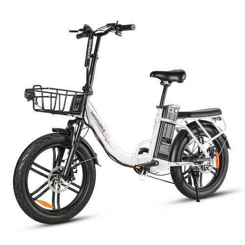SAMEBIKE CY20PRO 26inch Folding E Bike 36V 15.6Ah Long Range City Cruiser UK