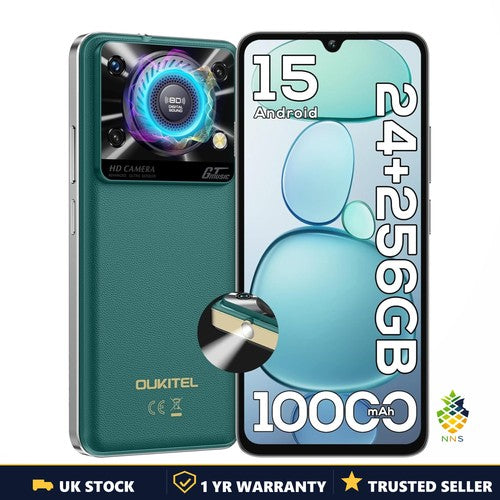 Oukitel C60 Pro Smartphone 6.88in 24GB 256GB 10000mAh 13MP NFC GPS 4G Unlocked