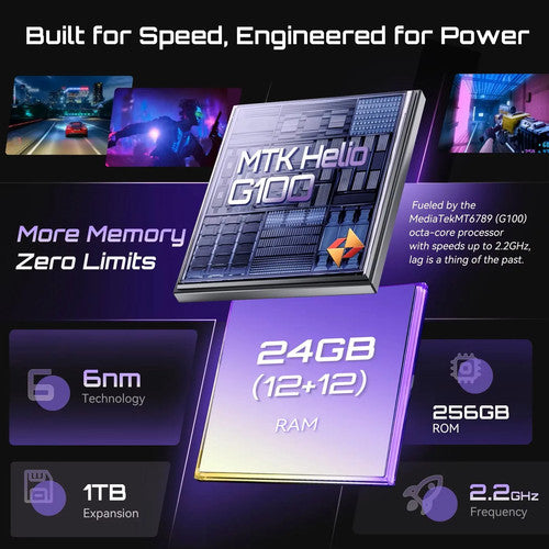 Cubot P90 Android Smartphone 24GB RAM 256GB ROM 6.88 120Hz 64MP NFC 1640*720