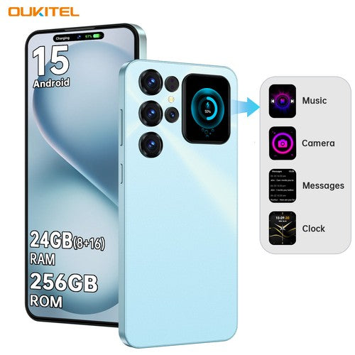Oukitel C68 Smartphone 7.2in Dual Screen 24GB 256GB 6000mAh NFC Fingerprint