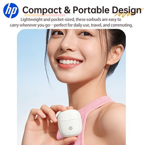 HP Wireless Earbuds Bluetooth 6.0 TWS ENC Touch Control 36H In-Ear Black UK