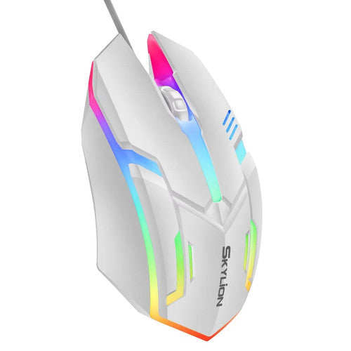 NNS F1 Wired 3-Key Gaming Mouse RGB Lighting Office PC Windows Plug & Play UK