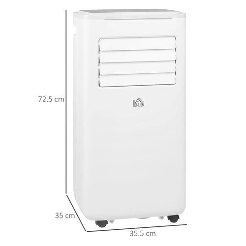 HOMCOM 9000BTU Portable Air Conditioner Fan Dehumidifier WiFi Smart App 20m² AC