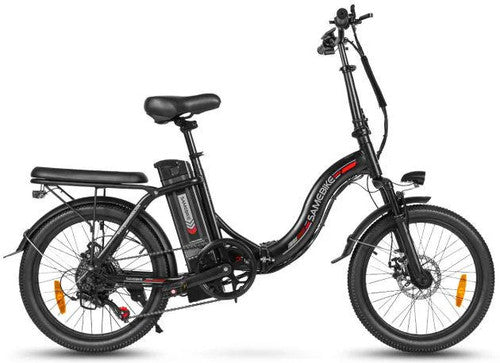SAMEBIKE CY20 Foldable Electric Bicycle 250W 36V 20 Inch Tires 7 Speed UK