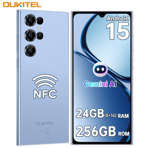 Oukitel C61 Pro Smartphone 6.88in HD 24GB 256GB 5150mAh Android 4G Unlocked UK