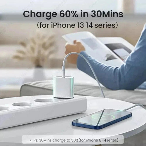 LUFFYBOY 30W Fast Charger Apple iPhone 11 12 13 14 15 16 Pro Max UK