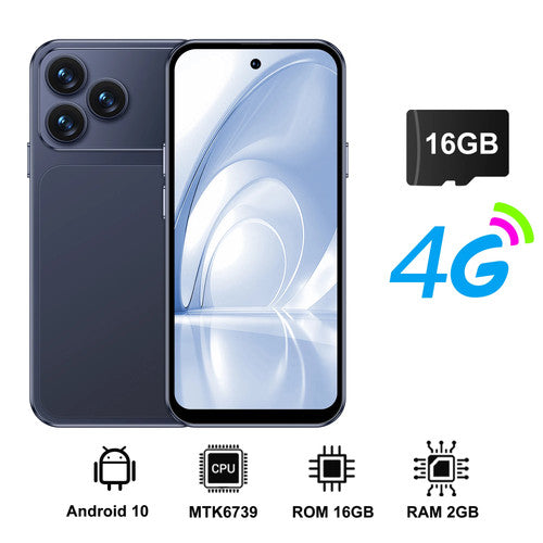 SERVO Android 10 4G LTE 4.5inch Dual SIM 2GB RAM 16GB ROM Fast Smartphone