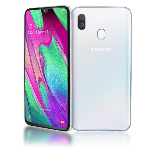 SAMSUNG Galaxy A40 Android Phone 25MP 3100mAh 4G UK 1080x2340 Yes Not Detachable