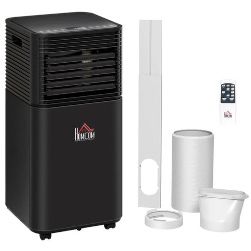 HOMCOM 5000 BTU Portable Air Conditioner 4 Modes LED Display Timer UK AC