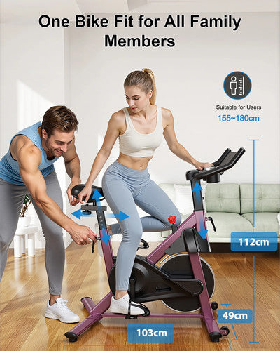 Superun S1 Exercise Bike 32 Level Magnetic Resistance Indoor 300 LBS Weight MAX